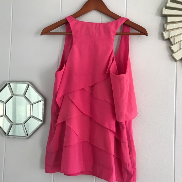 BCBGeneration Pink Layered Tank - Picture 2 of 6